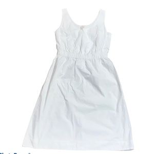 Gap | A-Line Pleated White Cutout Dress